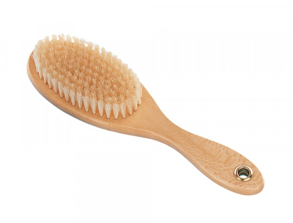 Szczotka  Nobby  do masażu i wygładzania DUŻA "Nature Line" z drewnianą rączką i naturalnym włosiem - Nobby zdjęcie 1