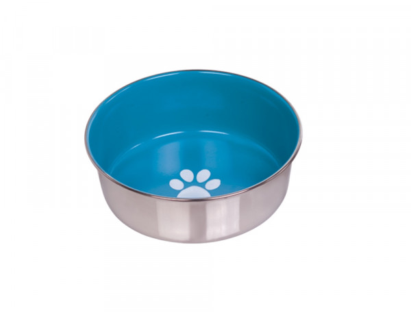 Nobby niebieska miska z ciężkiej stali nierdzewnej antypoślizgowa 1,90L  Ø 20,5 cm - Nobby zdjęcie 1