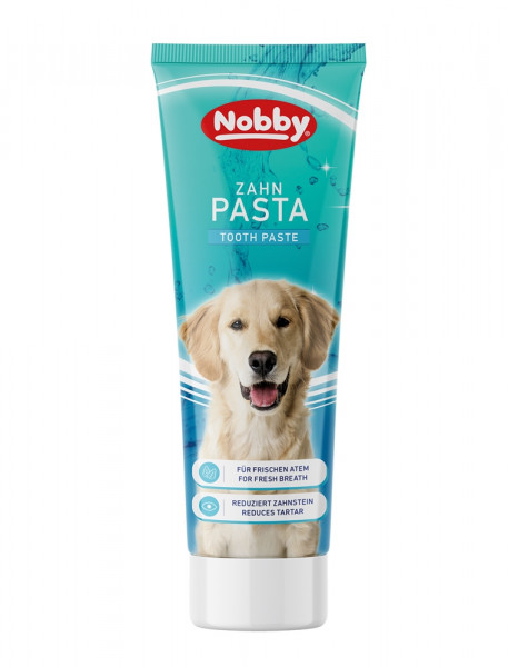 Toothpaste pasta do zębów dla psa Nobby 100g - redukuje kamień i usuwa płytkę nazębną o miętowym zapachu - Nobby zdjęcie 1