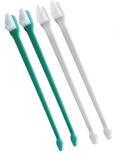 Toothbrush set - długie szczoteczki do zębów dla psa i kotów Nobby 23cm, 4szt. - Nobby zdjęcie 1