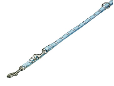 Smycz dla psa Nobby Tartan 10mm / 2,00m jasnoniebieska - Nobby zdjęcie 1