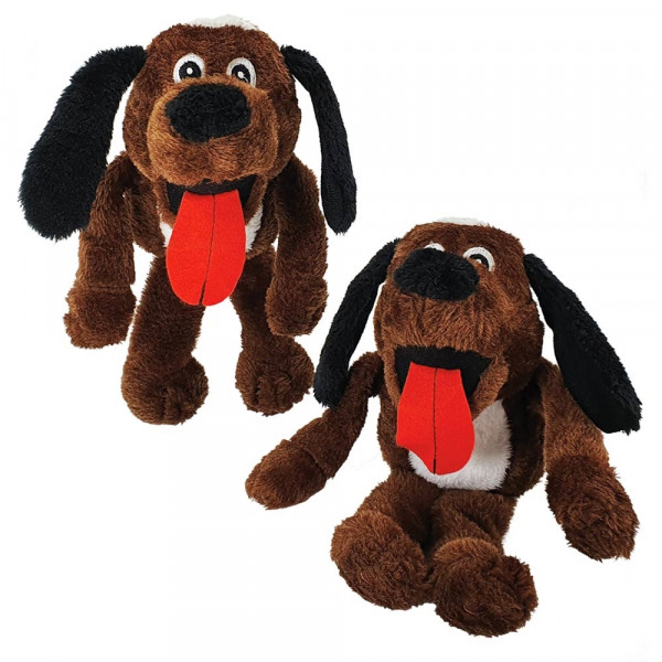 Pluszowa zabawka dla psa Nobby plush dog Lumpi 28cm - pluszowy pies z piszczałką - Nobby zdjęcie 1