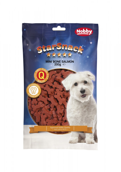 Przysmak dla psa Starsnack Mini Bones Salmon Nobby 200g - z łososiem - Nobby zdjęcie 1