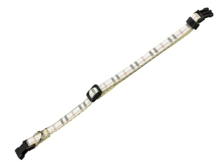 Obroża dla psa Nobby Tartan 10 mm, 20-35 cm beżowa - Nobby zdjęcie 1