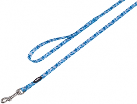 Smycz dla psa Nobby Camouflage 10mm / 1,20m jasnoniebieska - Nobby zdjęcie 1
