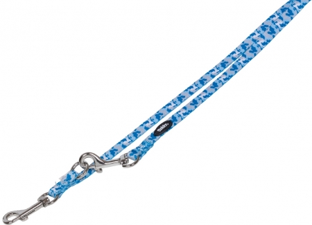 Smycz dla psa Nobby Camouflage 10mm / 2,00m jasnoniebieska - Nobby zdjęcie 1