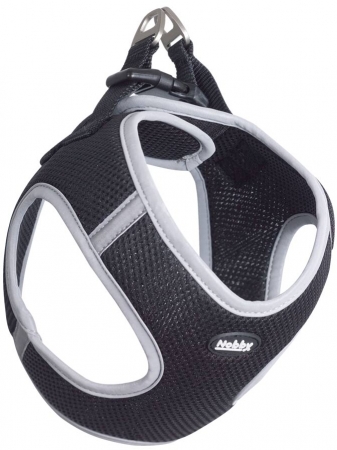 Szelki dla psa Nobby Delight Mesh XXS 20-25cm, 30-35cm czarne - Nobby zdjęcie 1