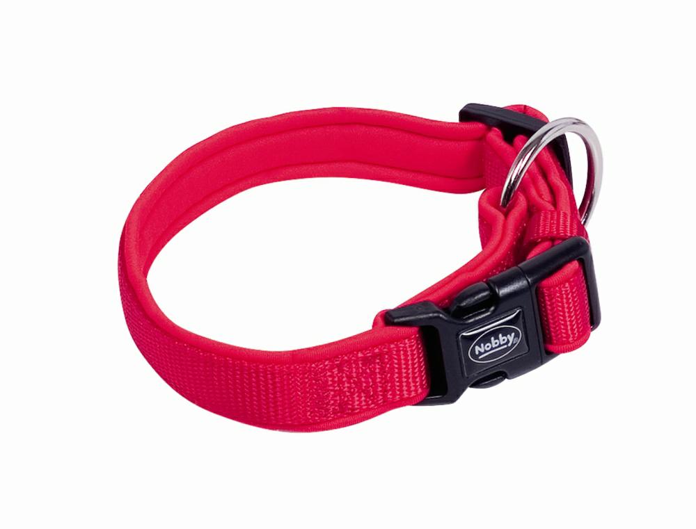 Obroża dla psa Nobby Classic Preno XS 15/20mm, 20-30cm czerwona - Nobby zdjęcie 1