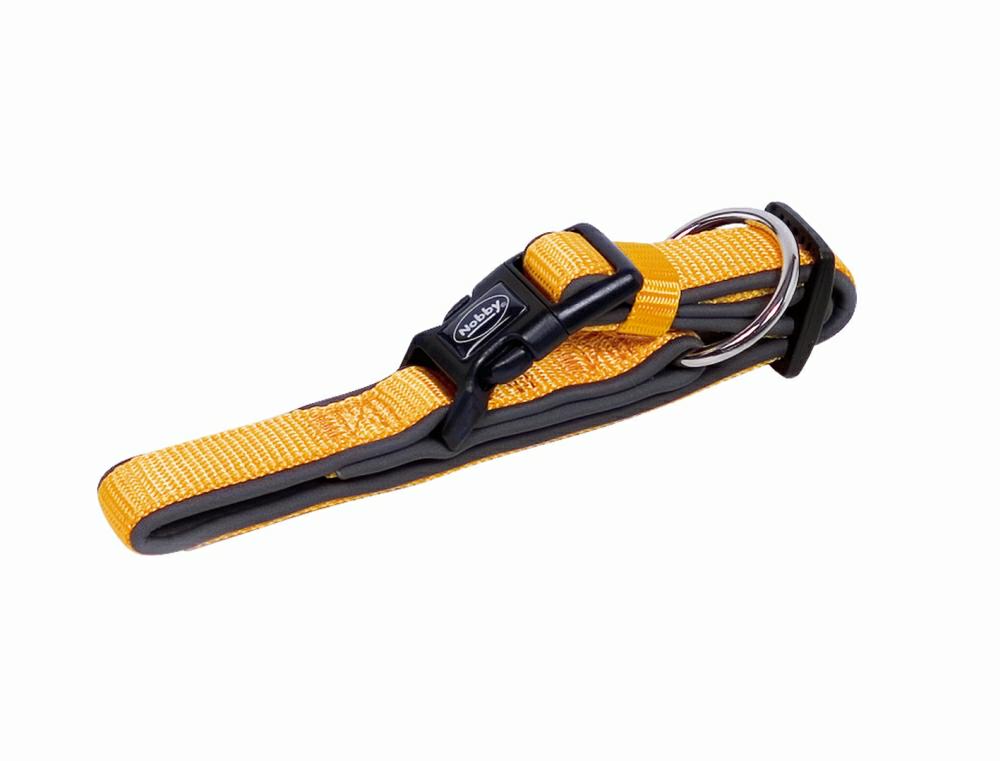 Obroża dla psa Nobby Classic Preno XS 15/20mm, 20-30cm żółta - Nobby zdjęcie 1