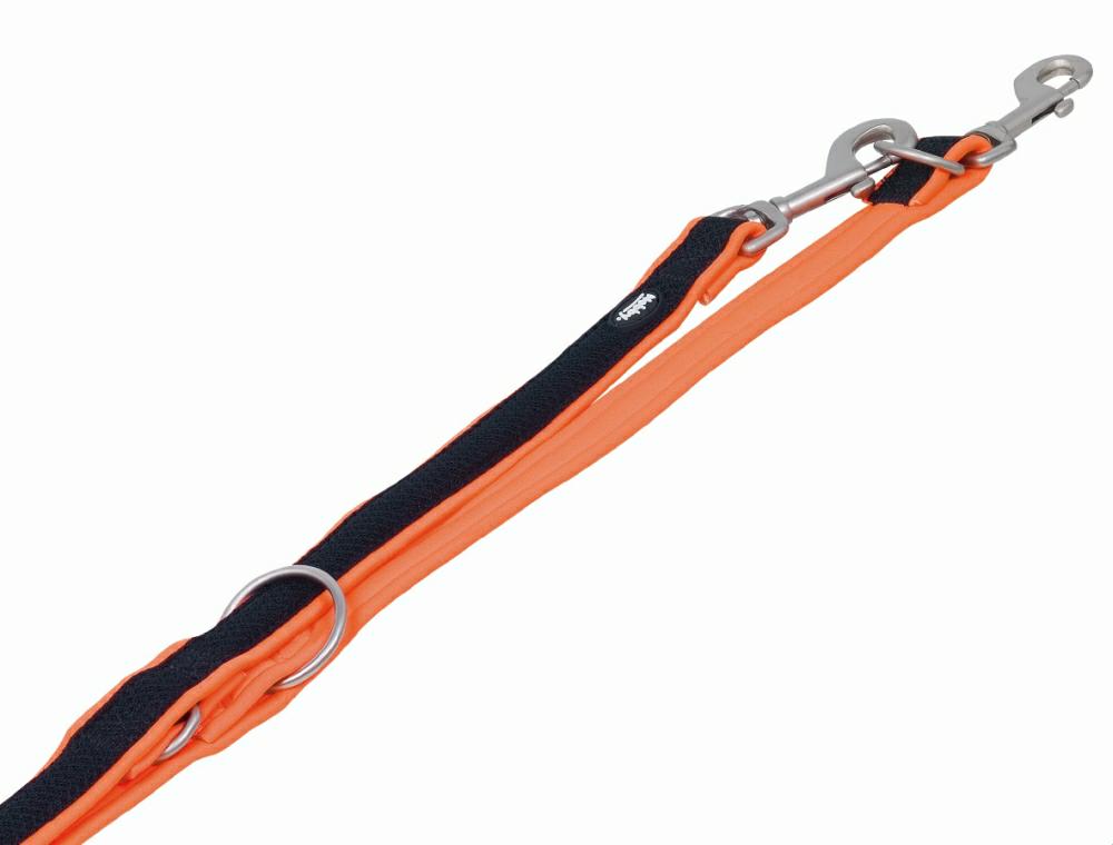 Smycz dla psa Nobby Mesh Preno XS-S 15/20mm ; 2,00m pomarańczowa - Nobby zdjęcie 1