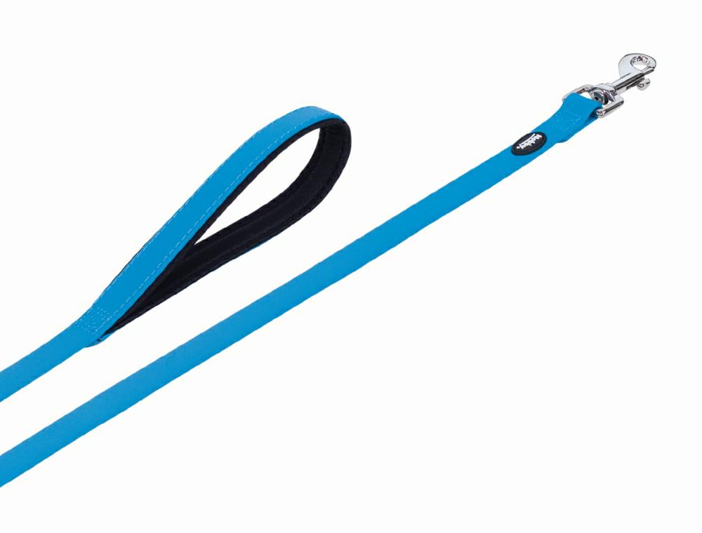 Smycz dla psa Nobby Cover M-L 20mm, 1,20m niebieska (PVC) - Nobby zdjęcie 1