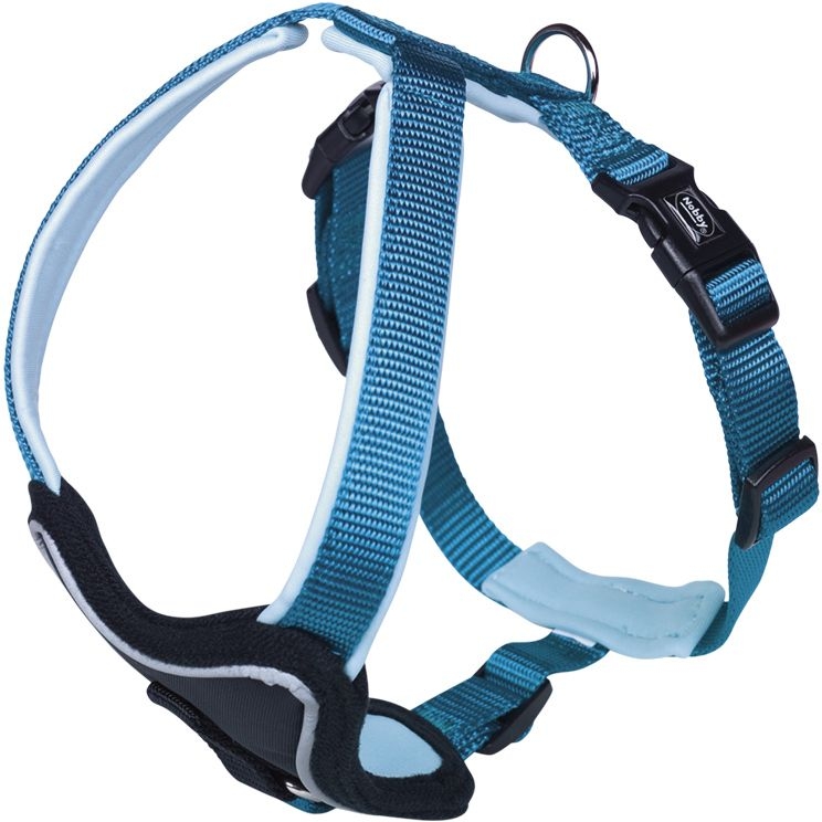 Szelki dla psa Nobby Classic Preno Comfort XS-S 15mm, 30-35cm jasnoniebieskie - Nobby zdjęcie 1