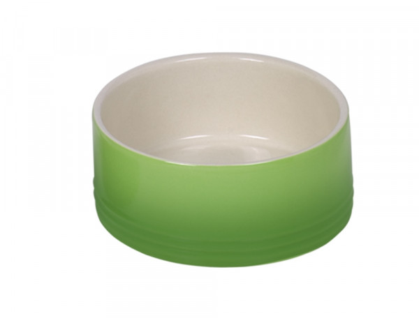 Miska ceramiczna Nobby dla psa "Gradient " zielono-kremowa 0,55 L  Ø 15x6cm - Nobby zdjęcie 1