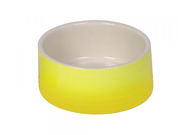 Miska ceramiczna Nobby dla psa "Gradient " żółto-kremowa 0,25 L  Ø 12x4,5cm - Nobby zdjęcie 1