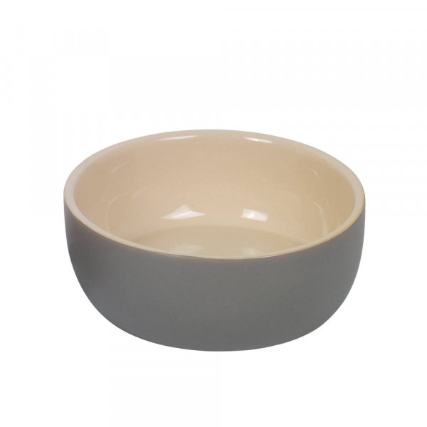 Miska ceramiczna Nobby dla psa "Kaunis" kremowa-szara 1l  Ø 18,5x7cm - Nobby zdjęcie 1