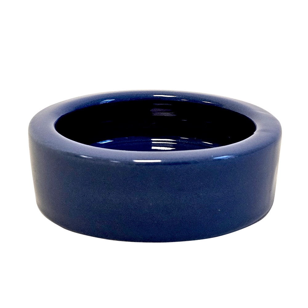 Miska ceramiczna Nobby "Mouse" dla gryzoni - myszki / chomika 60ml  Ø 7,5x2,5cm granatowa - Nobby zdjęcie 1