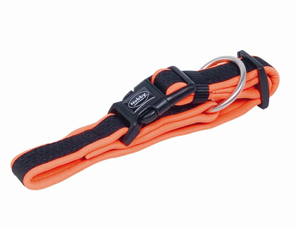 Obroża dla psa Nobby Mesh Preno S-M 20/25mm, 30-45cm pomarańczowa - Nobby zdjęcie 1