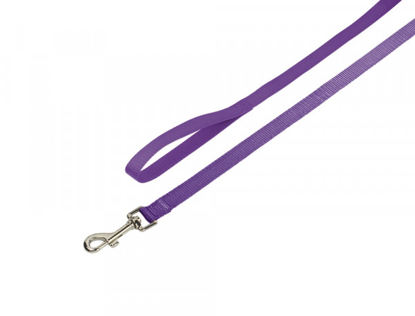 Smycz dla psa Nobby Classic M-L 20mm / 1,20m fioletowa - lekka , miękka i wygodna - Nobby zdjęcie 1