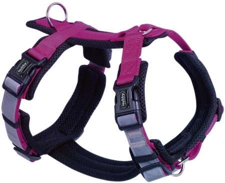 Szelki dla psa Nobby Daily Walk Comfort S-M 32-36, 48-64cm malinowe - Nobby zdjęcie 1