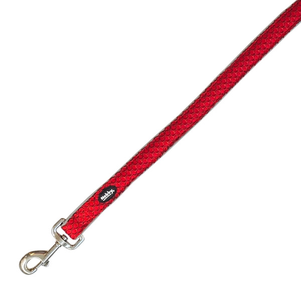 Smycz dla psa Nobby Mesh Air M-L 25mm/ 1,20m czerwona - Nobby zdjęcie 1
