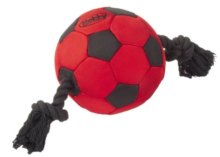 Zabawka dla psa Nobby Nylon toy ball with rope Ø15cm, 35cm - nylonowa piła z liną - Nobby zdjęcie 1