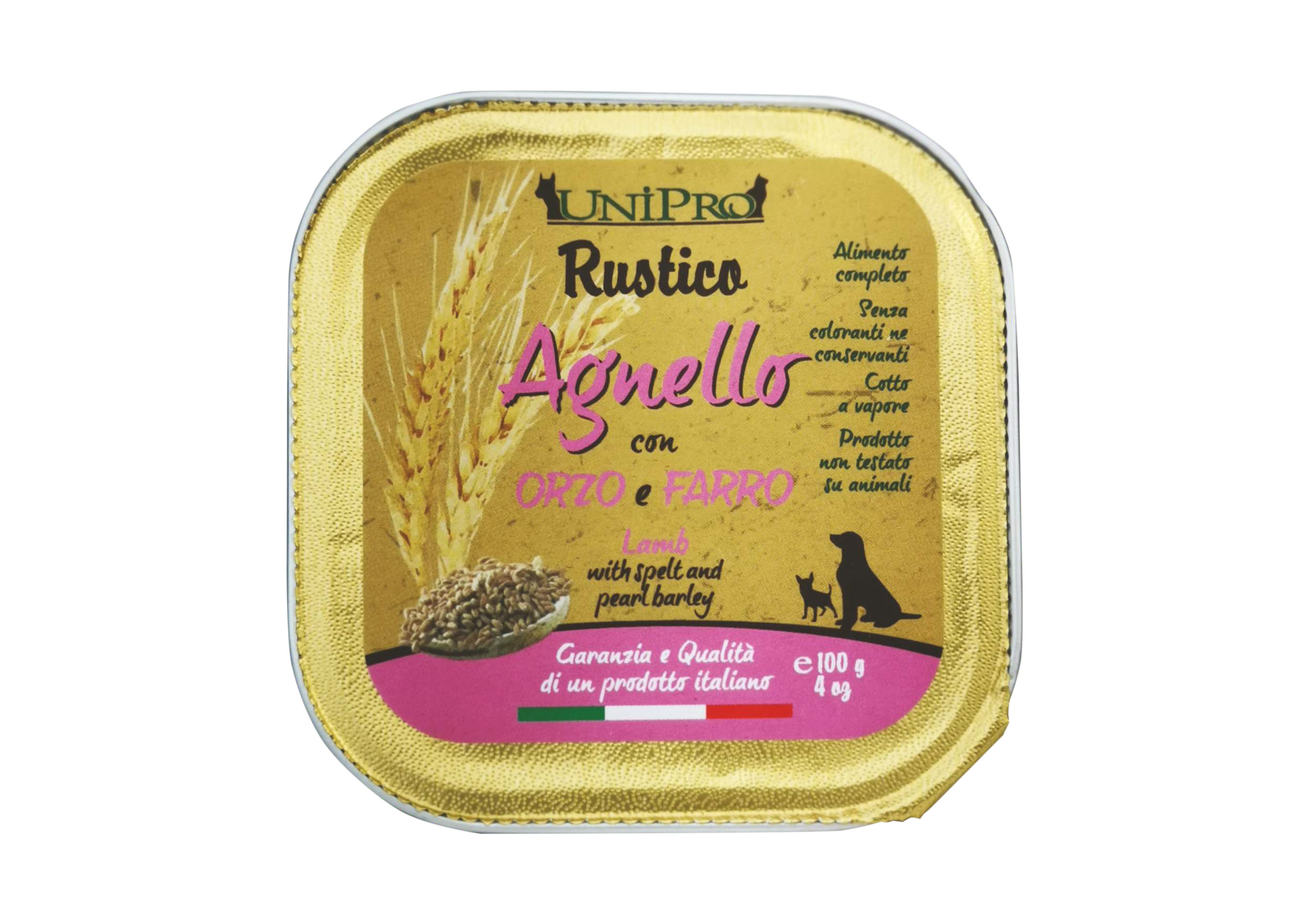 UniPro Rustico karma dla psa 100g jagnięcina z jęczmieniem i orkiszem - UniPro zdjęcie 1