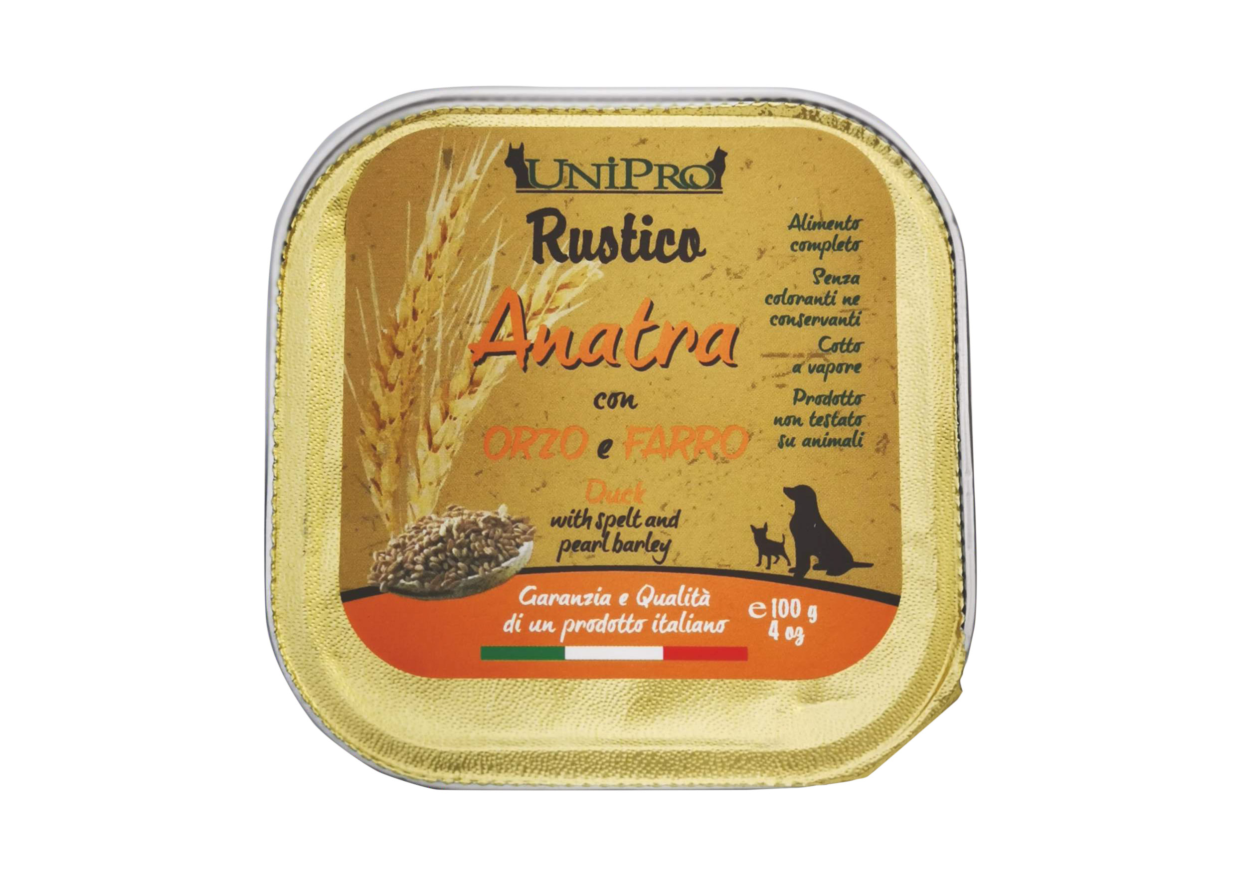 UniPro Rustico karma dla psa 100g kaczka z jęczmieniem i orkiszem - UniPro zdjęcie 1