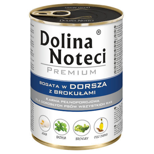 Dolina Noteci PREMIUM 400g dorsz z brokułami - Dolina Noteci zdjęcie 1