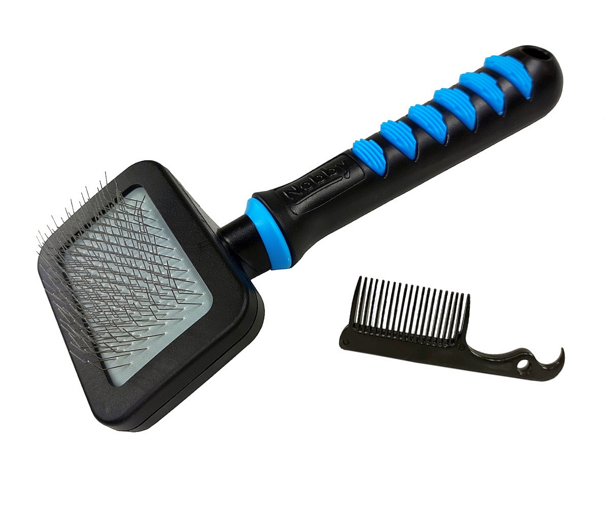 Szczotka do podszerstka i sierści Nobby Comfort Line Undercoat & Shedding rozm. S - Nobby zdjęcie 1