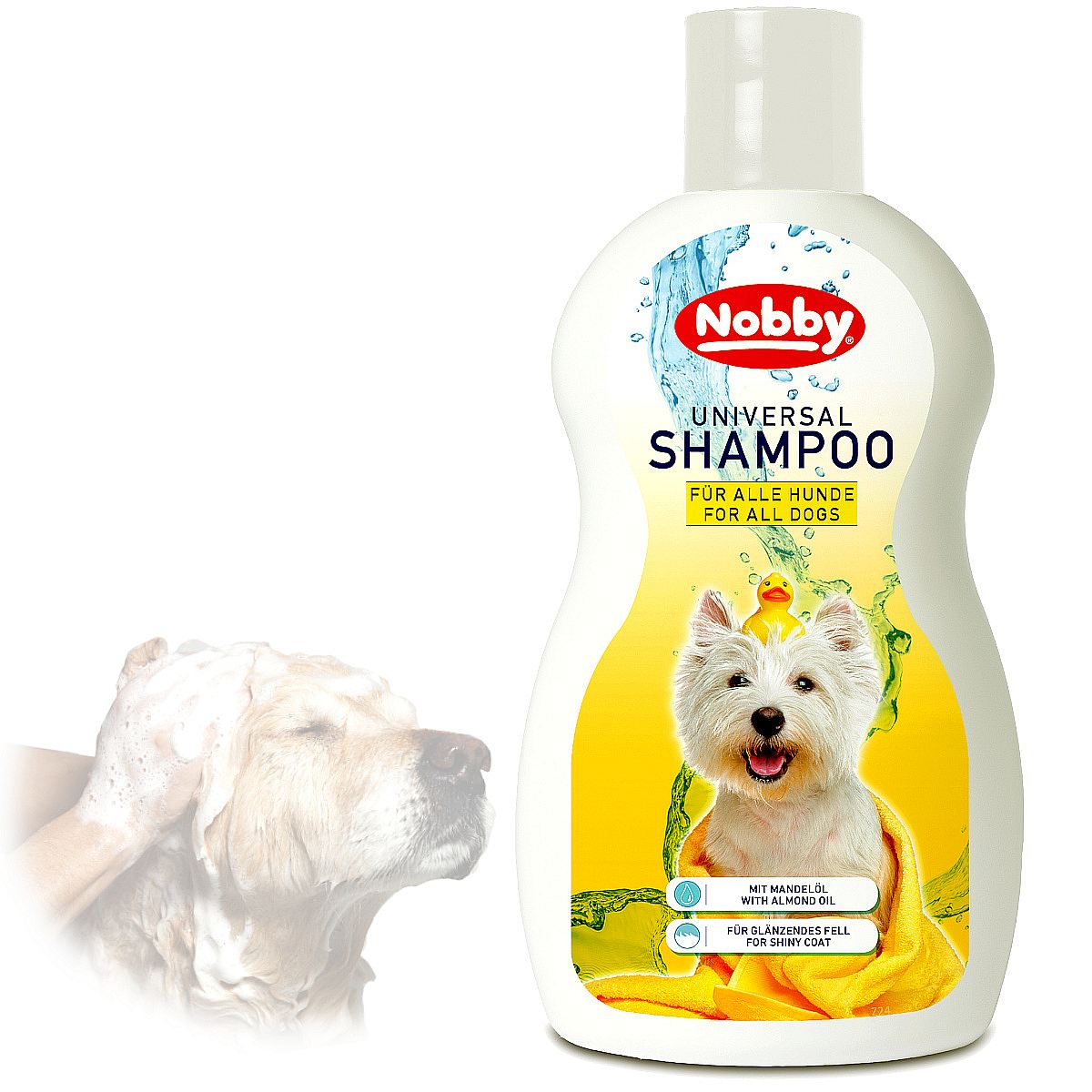 Szampon uniwersalny dla psów wszystkich ras Nobby 300 ml z dodatkiem olejku migdałowego  - Nobby zdjęcie 1