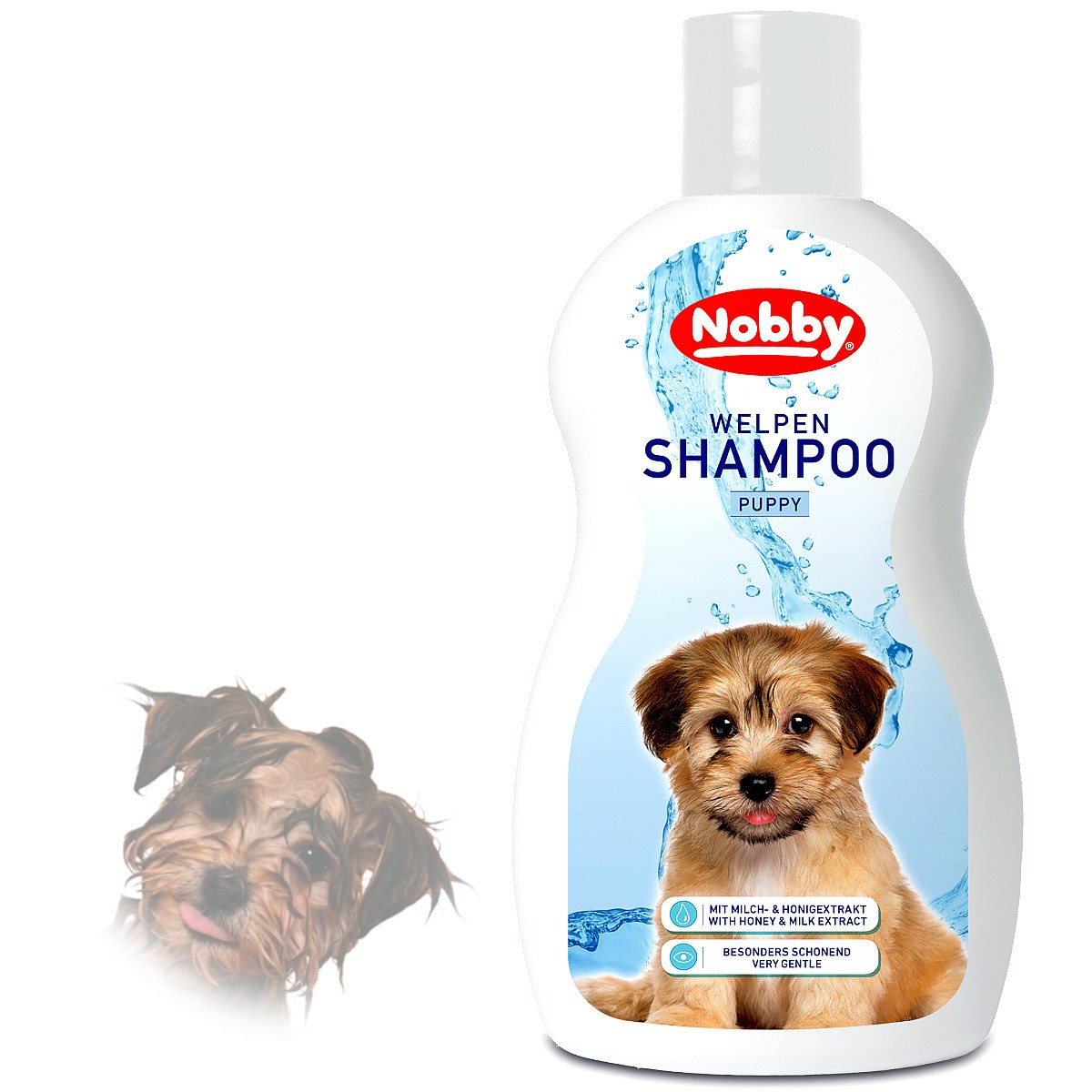 Szampon Puppy dla szczeniąt i psów wrażliwych wszystkich ras Nobby 300 ml z ekstraktem z miodu i mleka - Nobby zdjęcie 1