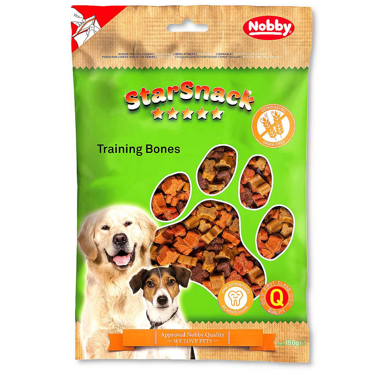 Przysmak dla psa Starsnack Training Bones Nobby 180g - bezzbożowe, bezglutenowe - Nobby zdjęcie 1