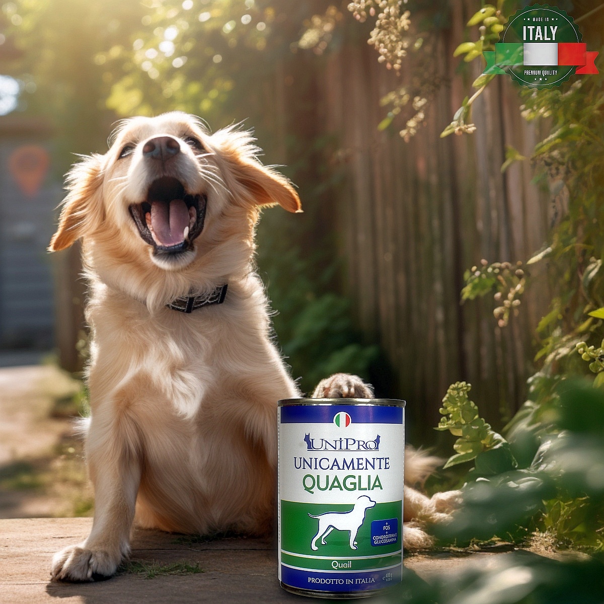 UniPro Unicamente karma dla psa monoproteinowa, monobiałkowa 400g przepiórka - 100% mięsa, bez podrobów, dla alergików - UniPro zdjęcie 1