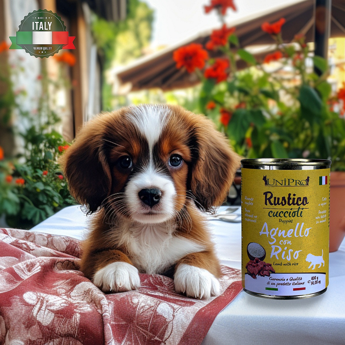 UniPro Rustico karma dla psa szczeniaka, juniora, puppy 400g jagnięcina z ryżem - UniPro zdjęcie 1