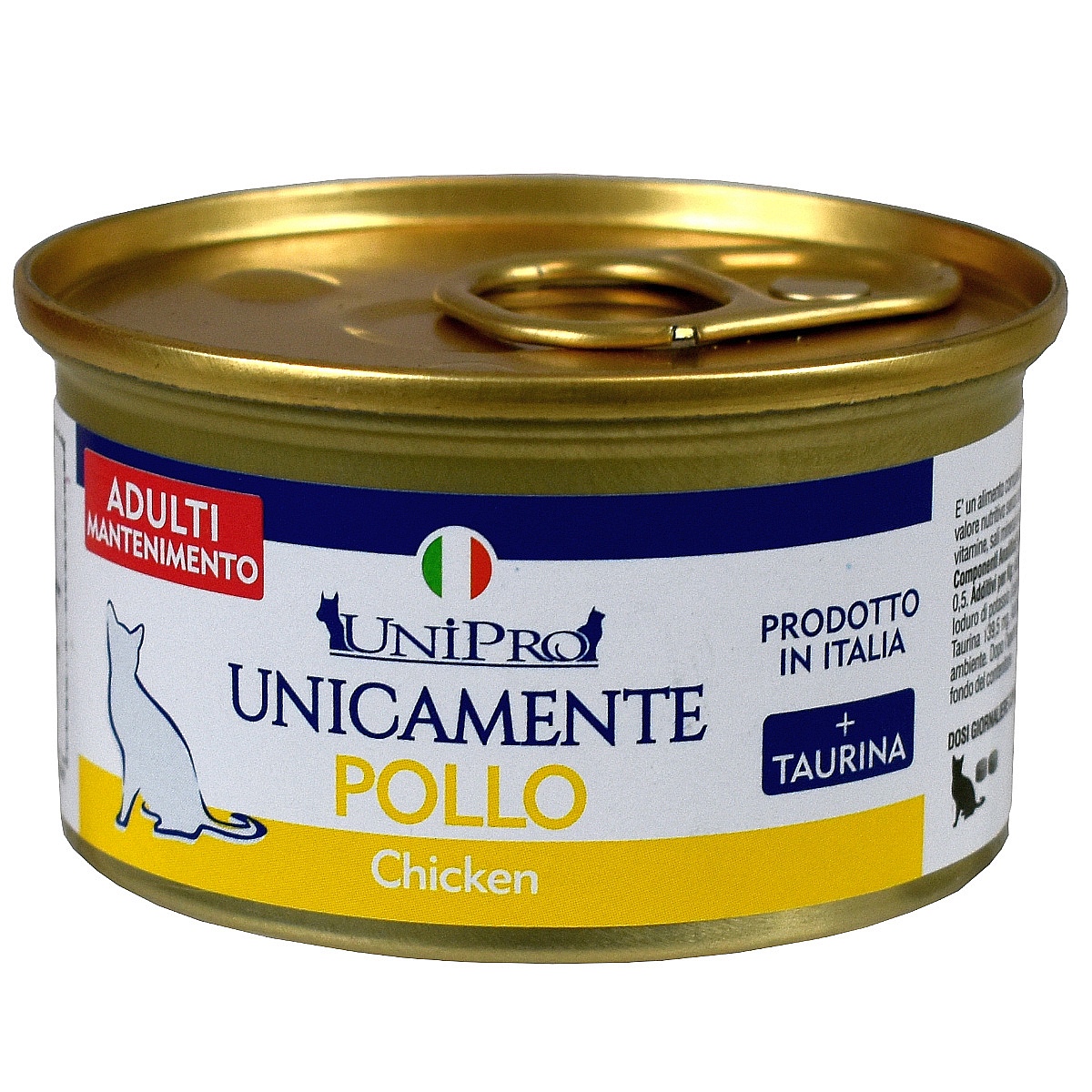 UniPro Unicamente karma dla kota dorosłego monoproteinowa, monobiałkowa 85g kurczak - 100% mięsa, bez podrobów, dla alergików - UniPro zdjęcie 1