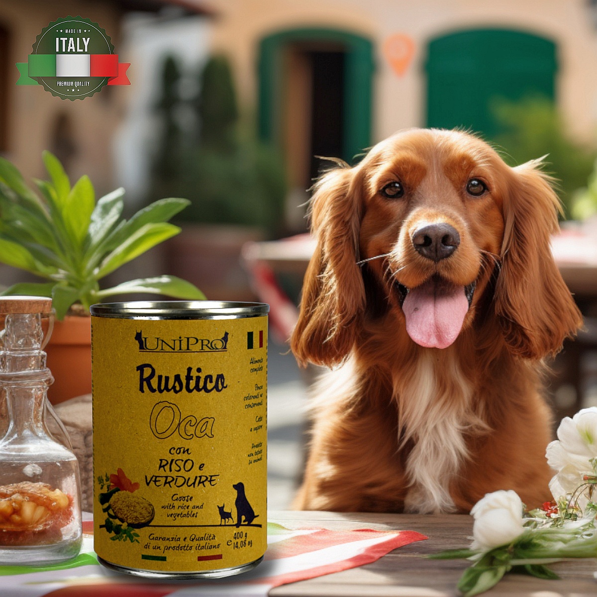 UniPro Rustico karma dla psa 400g gęś z ryżem i warzywami - UniPro zdjęcie 1