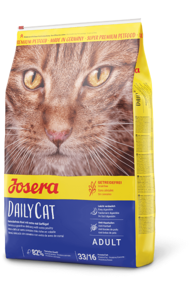 Josera DAILYCAT 10kg bezzbożowa karma z pysznym kurczakiem - Josera zdjęcie 1