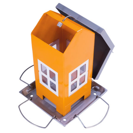 Karmnik dla ptaków Nobby " Alis" 12x12x19cm pomarańczowo-szary - Nobby zdjęcie 2