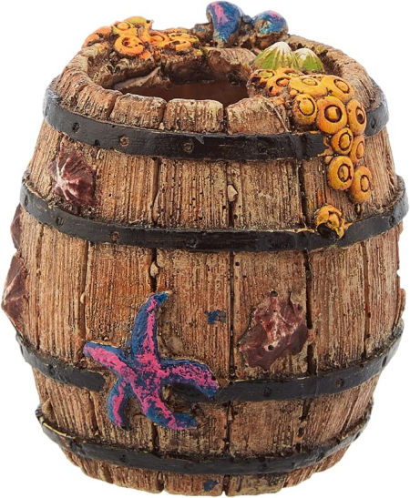 Ozdoba akwariowa Nobby "BARREL" 8,5x8,5x9 cm - " Beczka po winie " - Nobby zdjęcie 1