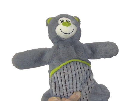 Pluszowa zabawka dla psa Nobby plush bear Clappy Hands 34cm - pluszowy miś z piszczałką, szeleszczącym korpusem i ruchomymi łapkami - Nobby zdjęcie 2