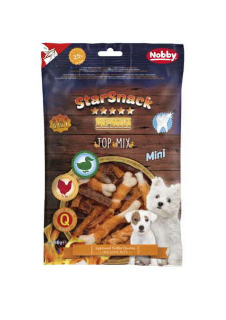 Przysmak dla psa Starsnack Top Mix mini Nobby 180g - mix mini kawałków dla małych psów z kaczką i kurczakiem - Nobby zdjęcie 2