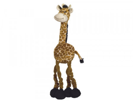 Pluszowa zabawka dla psa Nobby plush giraffe LONG 72cm -długa, pluszowa żyrafa z piszczałką i elastycznymi nogami - Nobby zdjęcie 1