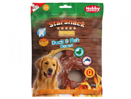 Przysmak dla psa Starsnack Duck & Fish Donut Nobby 240g - z kaczką i rybą - Nobby zdjęcie 2