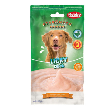 Przysmak dla psa Starsnack Licky Dog Duck 75g ( 5*15g saszetki) Nobby - kremowa pasta z kaczką - Nobby zdjęcie 2