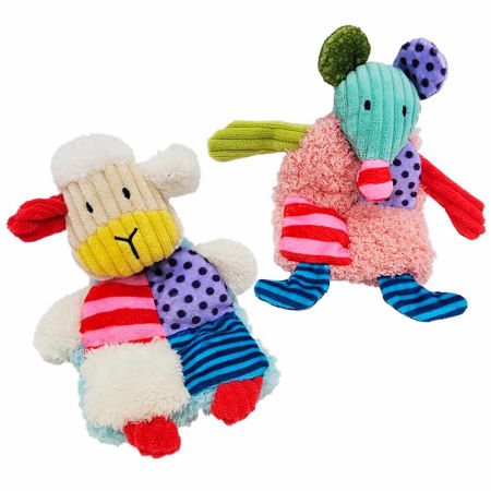 Pluszowa zabawka dla psa Nobby Display plush animals flat 16cm - pluszowe zwierzęta z 4 piszczałkami - Nobby zdjęcie 2