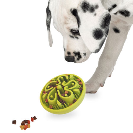 Zabawka dla psa Nobby Rubber snack dispenser Ø 12x6cm - gumowa półkula na przysmaki - Nobby zdjęcie 2