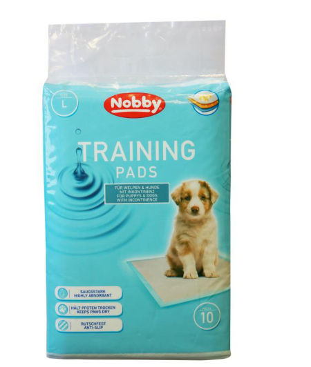 Training Pads Nobby maty dla psa L 60x60cm 10szt/op- podkłady do nauki sikania lub seniora - Nobby zdjęcie 1