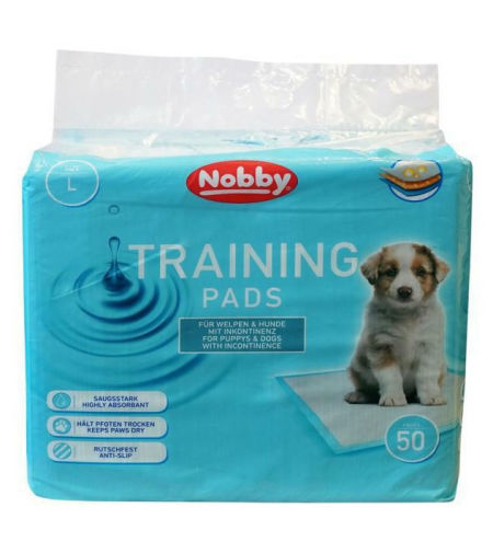 Training Pads Nobby maty dla psa L 60x60cm 50szt/op- podkłady do nauki sikania lub seniora - Nobby zdjęcie 1