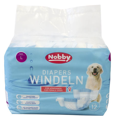 Pieluchy dla psa Nobby ( suczki - damskie) L 38-56cm 12szt. - Nobby zdjęcie 1