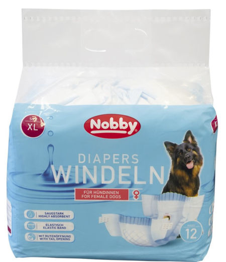 Pieluchy dla psa Nobby ( suczki - damskie) XL 40-58cm 12szt. - Nobby zdjęcie 1
